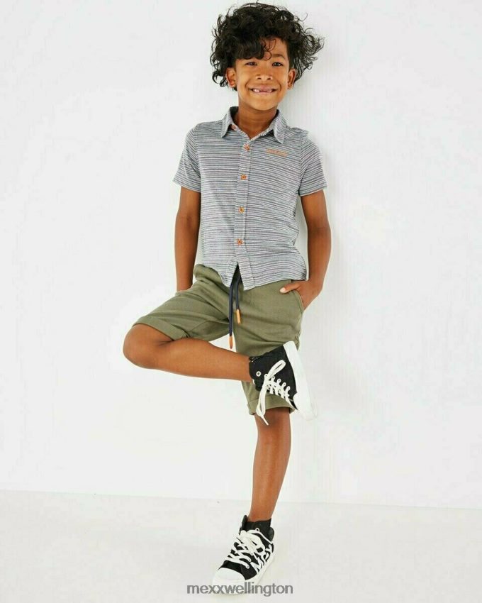 Boys Mexx Blue Blouse short sleeve navy 2B480T962