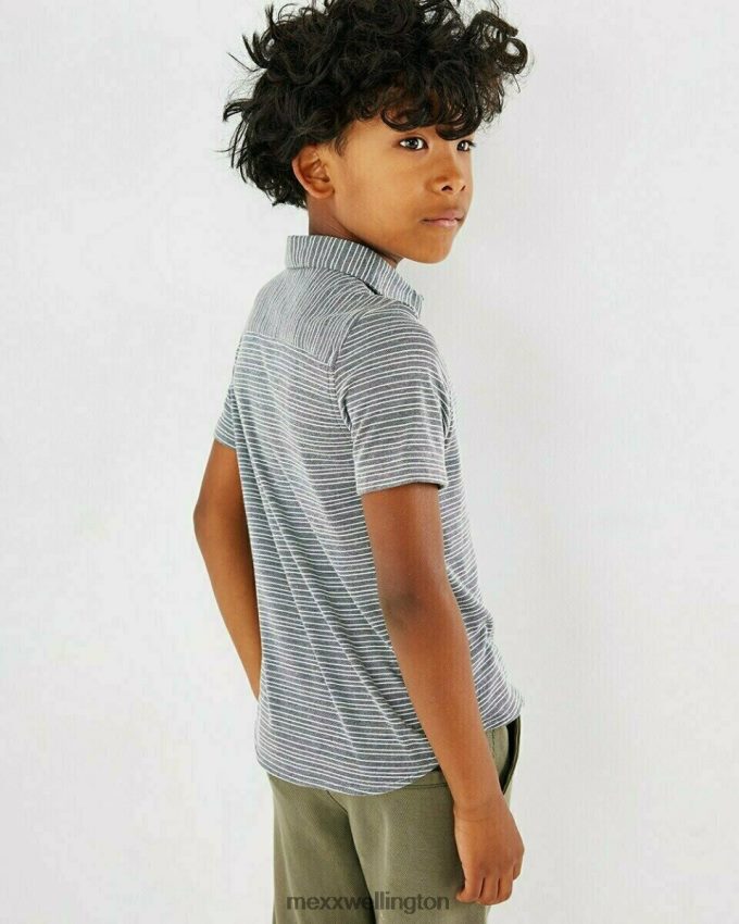 Boys Mexx Blue Blouse short sleeve navy 2B480T962