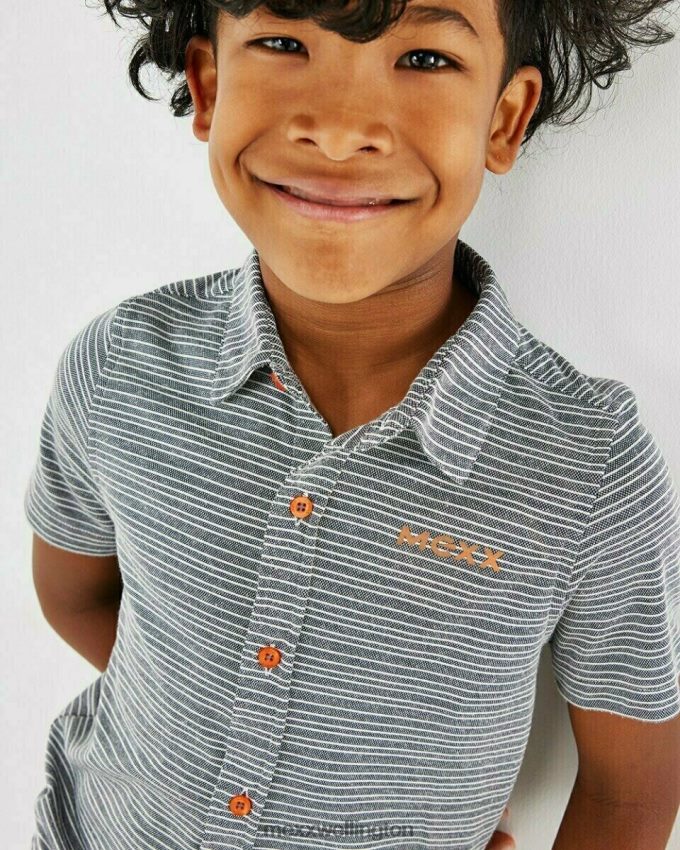 Boys Mexx Blue Blouse short sleeve navy 2B480T962