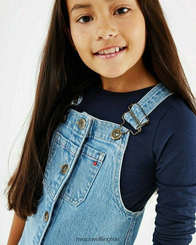 Girls Mexx Blue Dorina denim dress light vintage 2B480T862