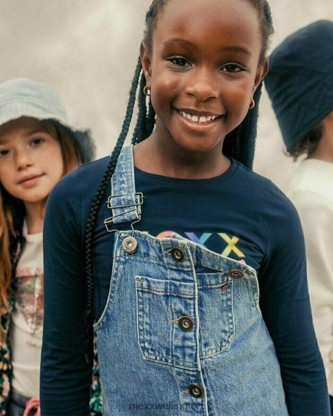 Girls Mexx Blue Dorina denim dress light vintage 2B480T862