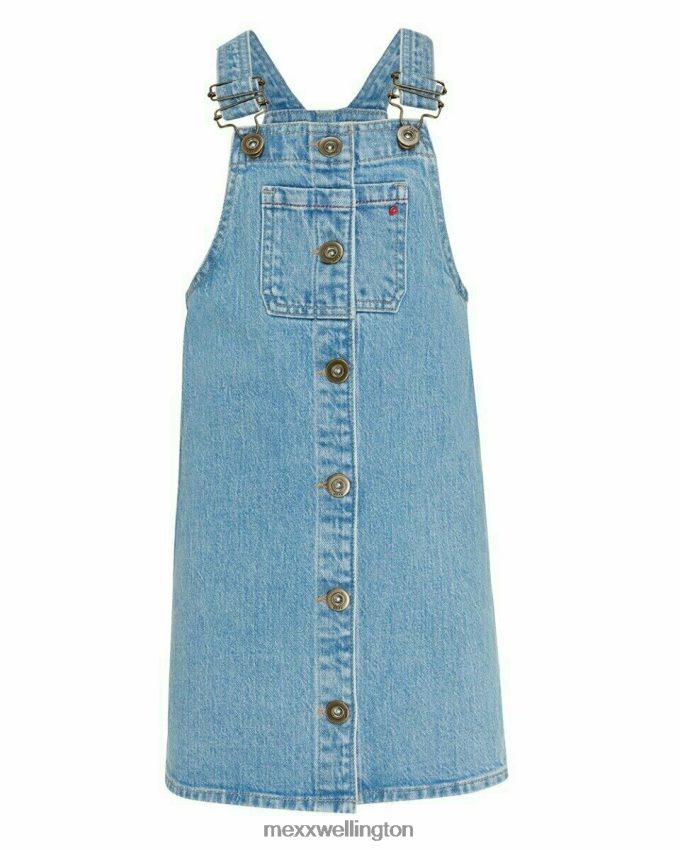 Girls Mexx Blue Dorina denim dress light vintage 2B480T862
