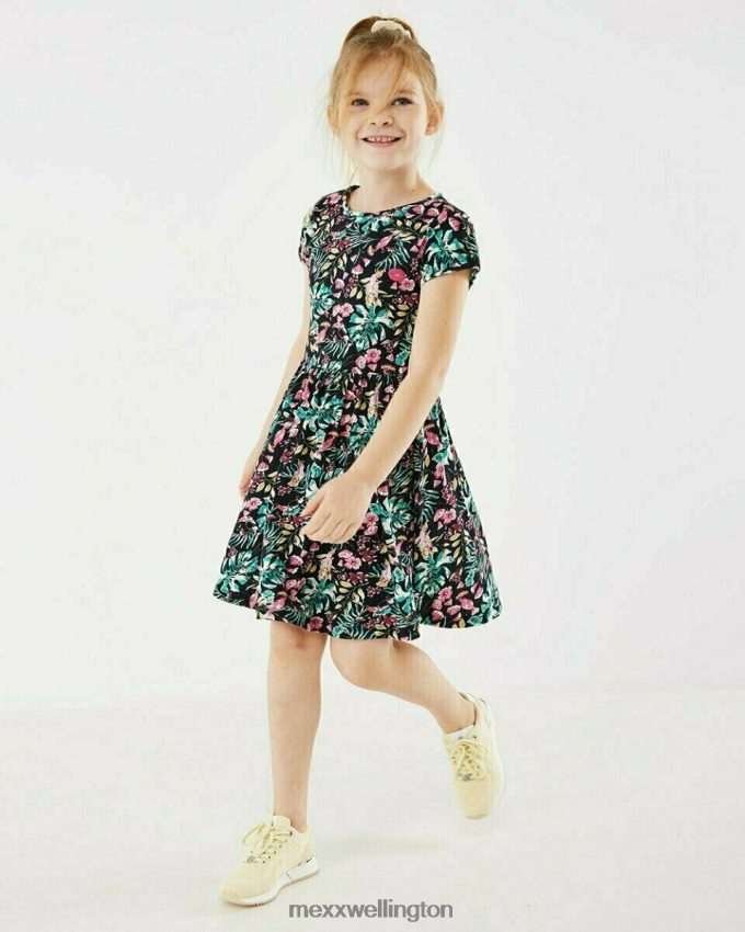 Girls Mexx Blue Printed dress Navy 2B480T800