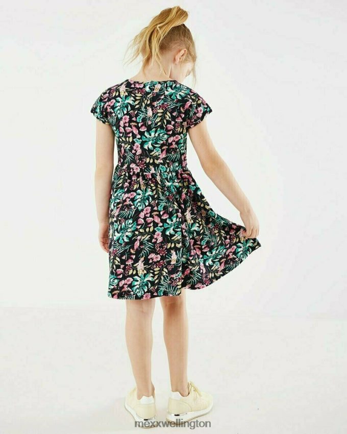 Girls Mexx Blue Printed dress Navy 2B480T800