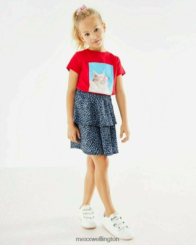 Girls Mexx Blue Printed skirt navy 2B480T844
