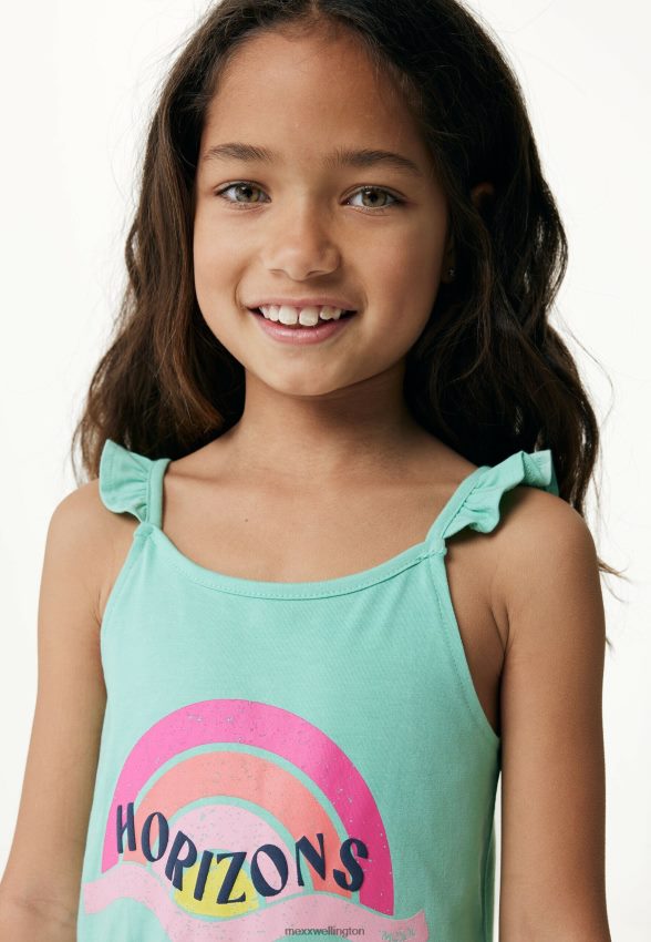 Girls Mexx Green Jumpsuit Artwork Light 2B480T780