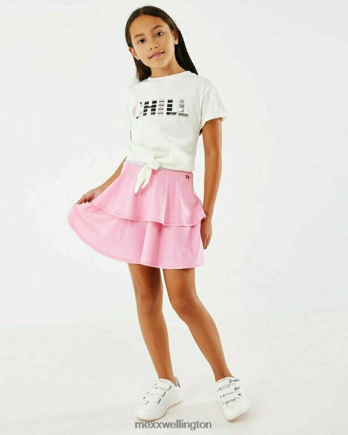 Girls Mexx Pink Glitter skirt 2B480T868