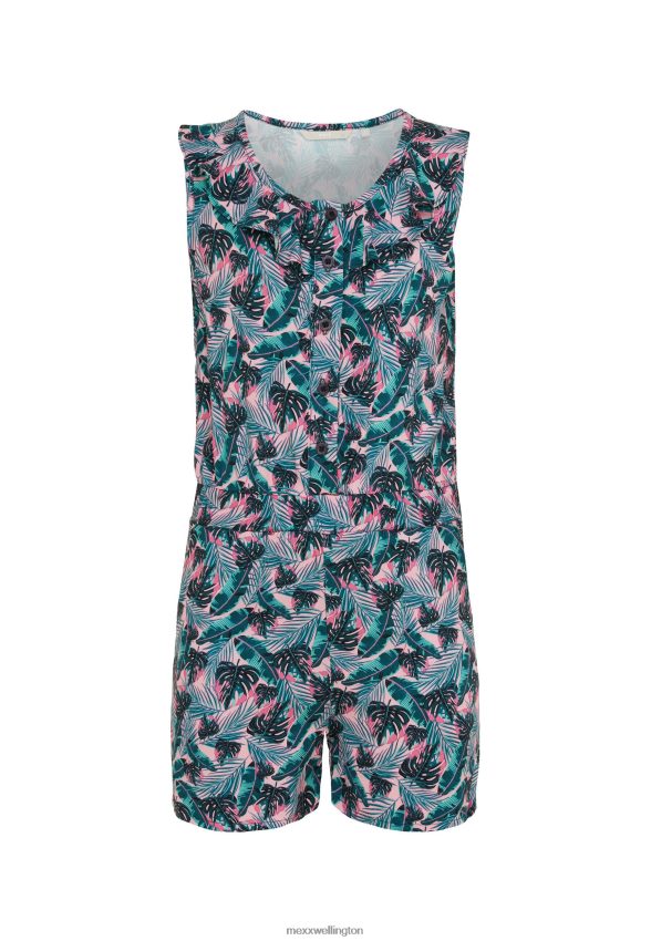 Girls Mexx Pink Printed Jumpsuit Salmon 2B480T776