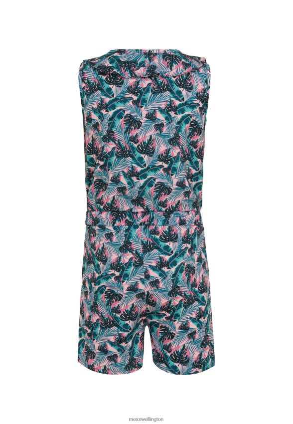 Girls Mexx Pink Printed Jumpsuit Salmon 2B480T776