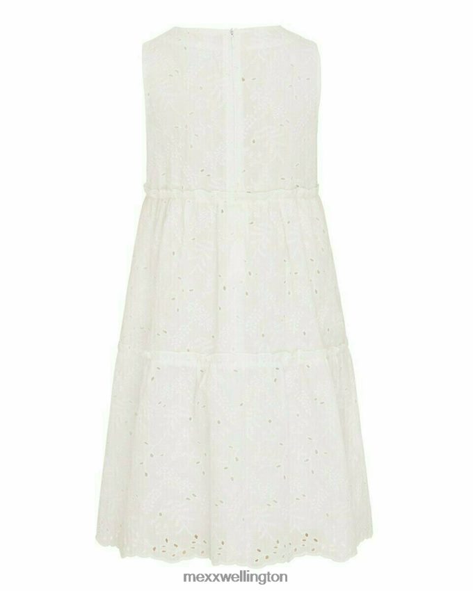 Girls Mexx White Broidery dress Off white 2B480T863