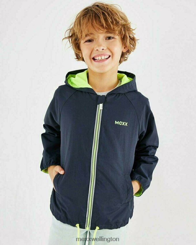 Boys Mexx Blue Hooded summer jacket navy 2B480T981