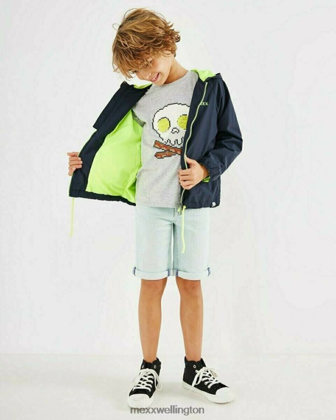 Boys Mexx Blue Hooded summer jacket navy 2B480T981