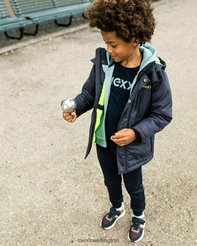Boys Mexx Blue Parka Navy 2B480T881