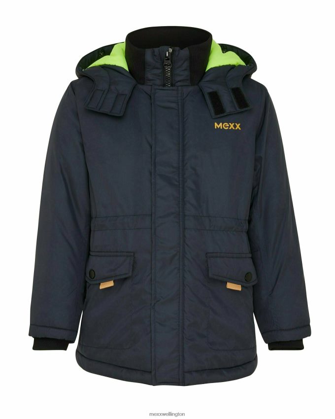 Boys Mexx Blue Parka Navy 2B480T881