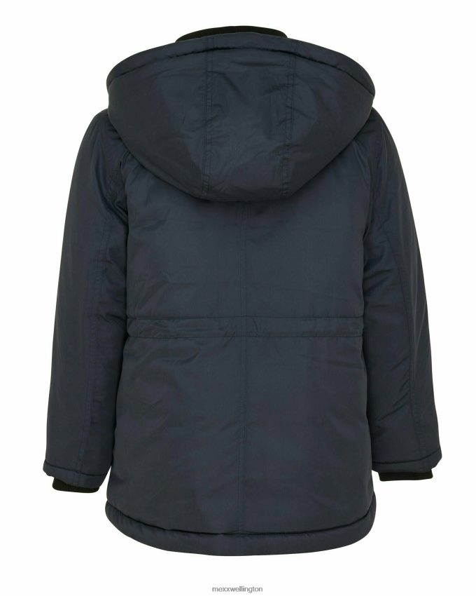 Boys Mexx Blue Parka Navy 2B480T881