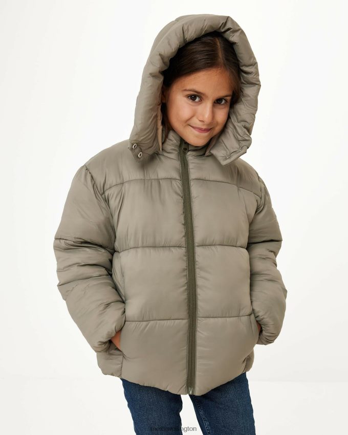 Girls Mexx Green Hooded padded jacket Light 2B480T828