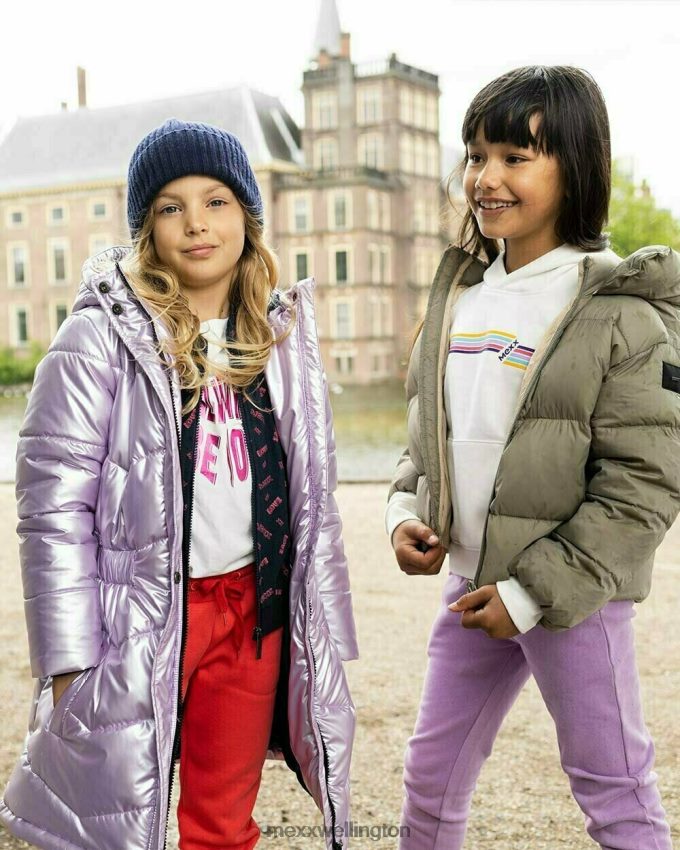 Girls Mexx Green Hooded padded jacket Light 2B480T828