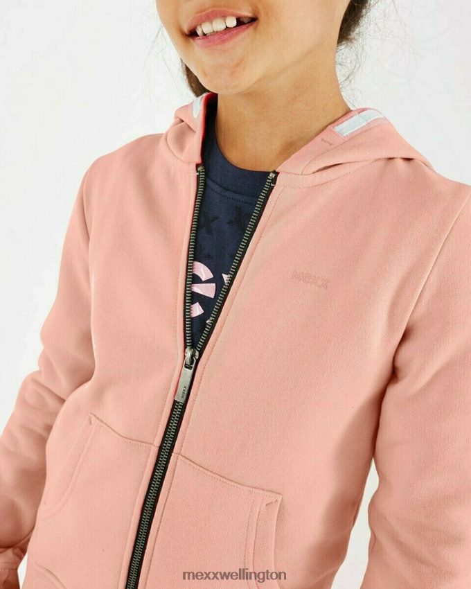 Girls Mexx Pink Zip through hoody 2B480T857