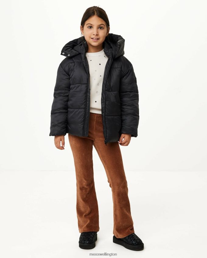 Girls Mexx Schwarz Hooded padded jacket Black 2B480T822