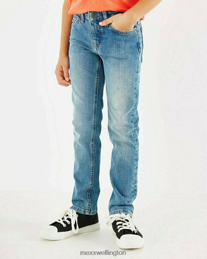 Boys Mexx Blue Jess straight leg jeans vintage used 2B480T983