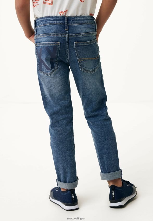 Boys Mexx Blue Regular Waist Straight Leg Jeans Vintage 2B480T927