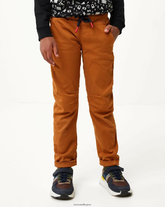 Boys Mexx Brown Straight leg pants 2B480T934