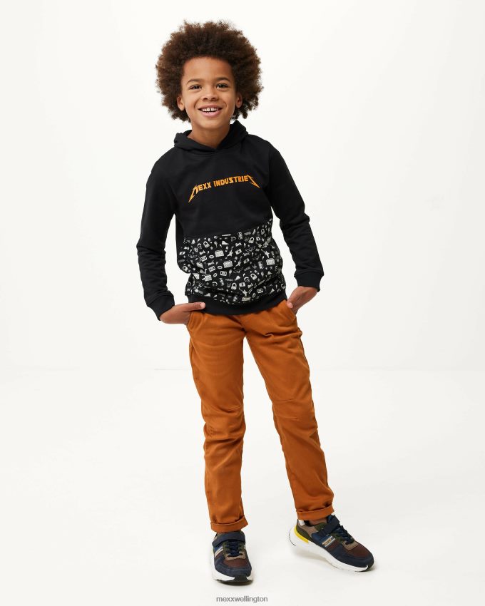 Boys Mexx Brown Straight leg pants 2B480T934