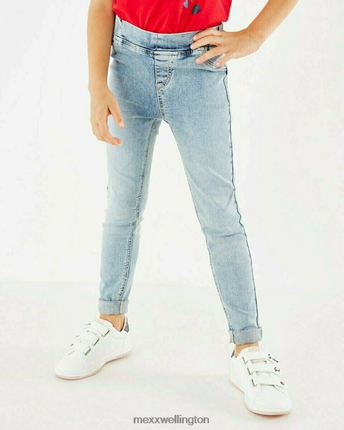 Girls Mexx Blue Nikkie skinny leg jeans jegging light blue 2B480T851