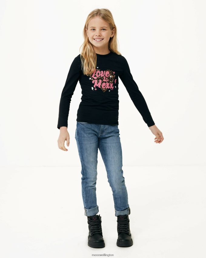 Girls Mexx Vintage JUNO Mid waist/Slim leg jeans Light 2B480T782