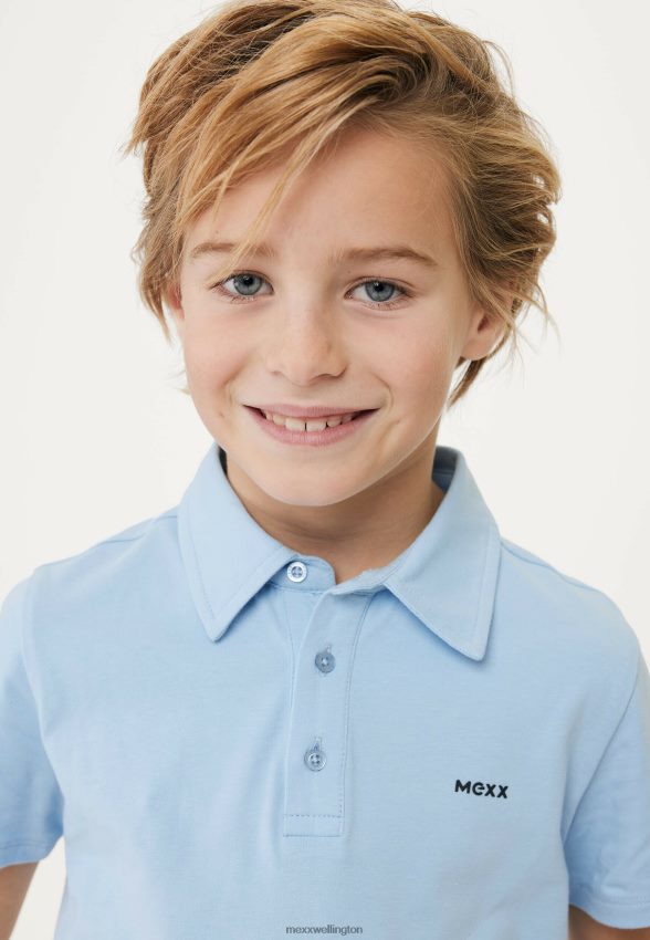 Boys Mexx Blue Polo Artwork Light 2B480T923