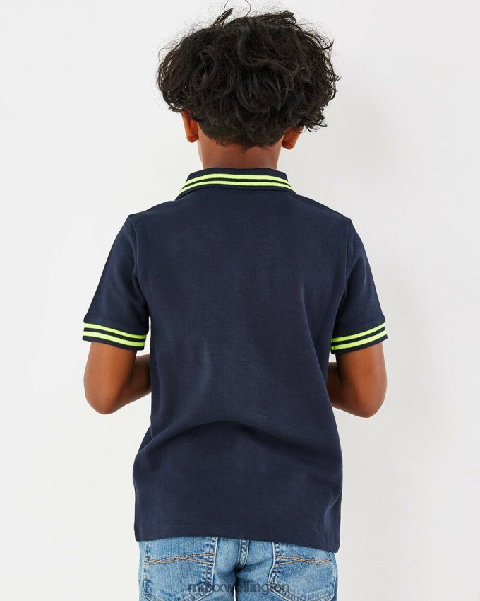 Boys Mexx Cotton Pique polo Navy 2B480T908