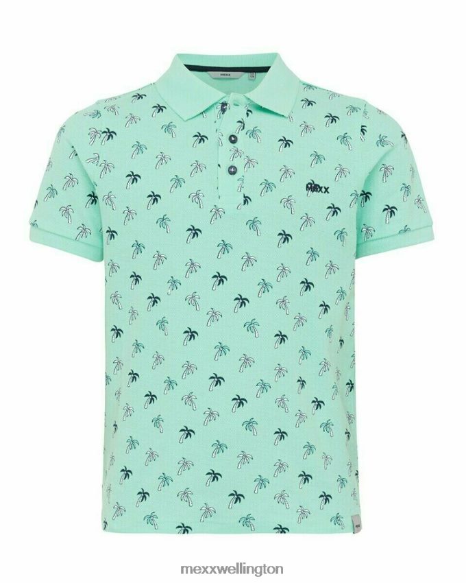 Boys Mexx Green Pique polo bright mint 2B480T979