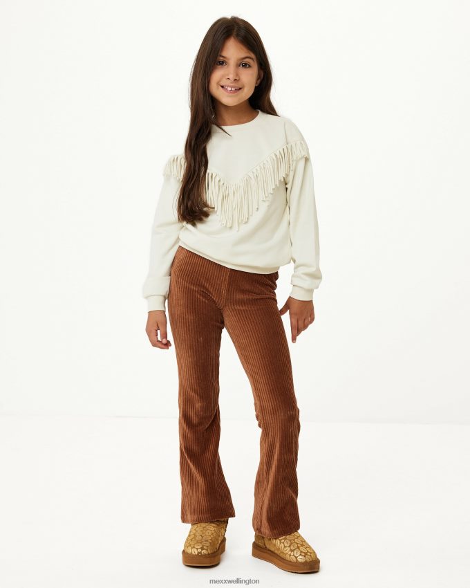 Girls Mexx Beige Crewneck sweater Ecru 2B480T819