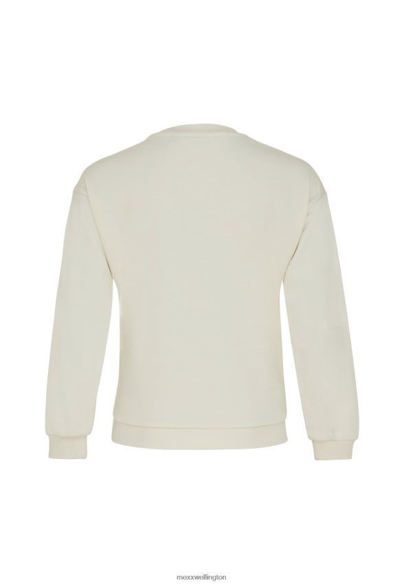 Girls Mexx Beige Crewneck sweater Ecru 2B480T819