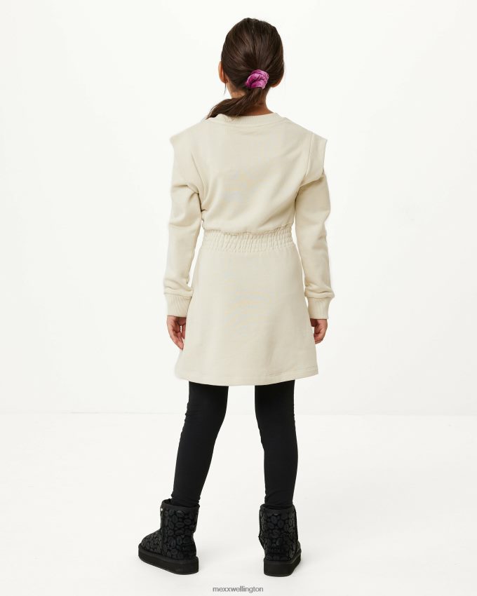 Girls Mexx Beige Sweaterdress Ecru 2B480T833