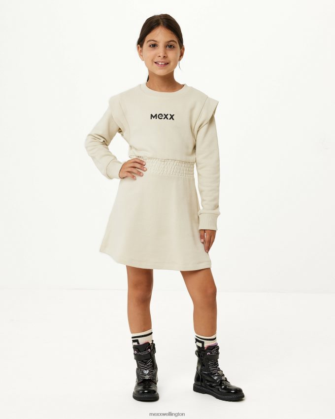 Girls Mexx Beige Sweaterdress Ecru 2B480T833