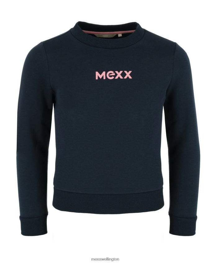 Girls Mexx Blue Crew neck sweater Navy 2B480T794