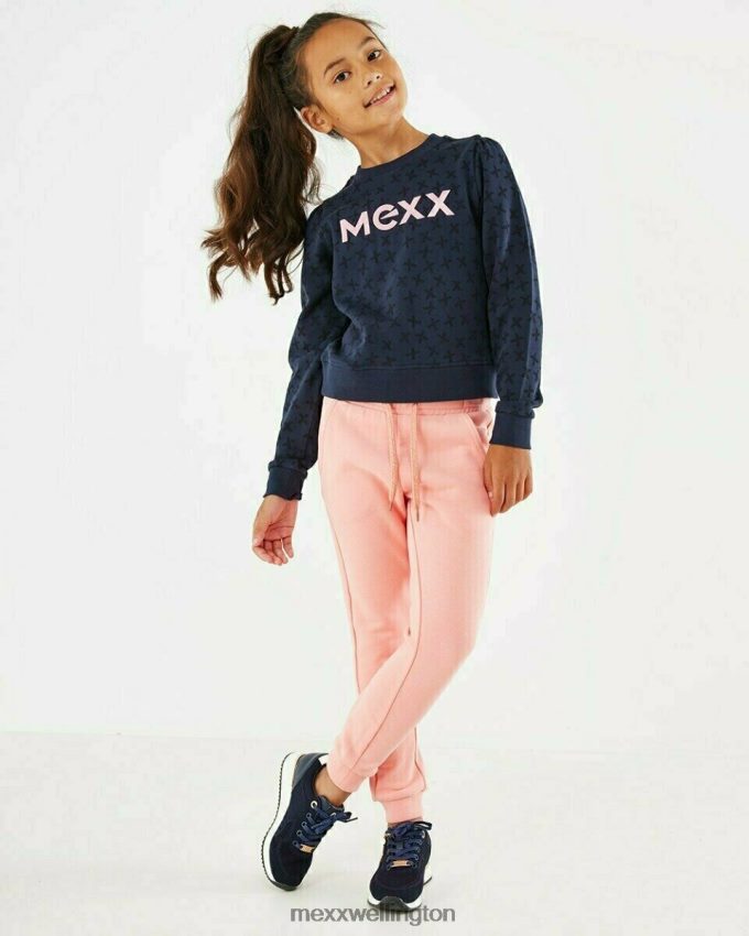 Girls Mexx Blue Puff sleeve sweater navy 2B480T859