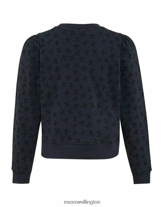 Girls Mexx Blue Puff sleeve sweater navy 2B480T859