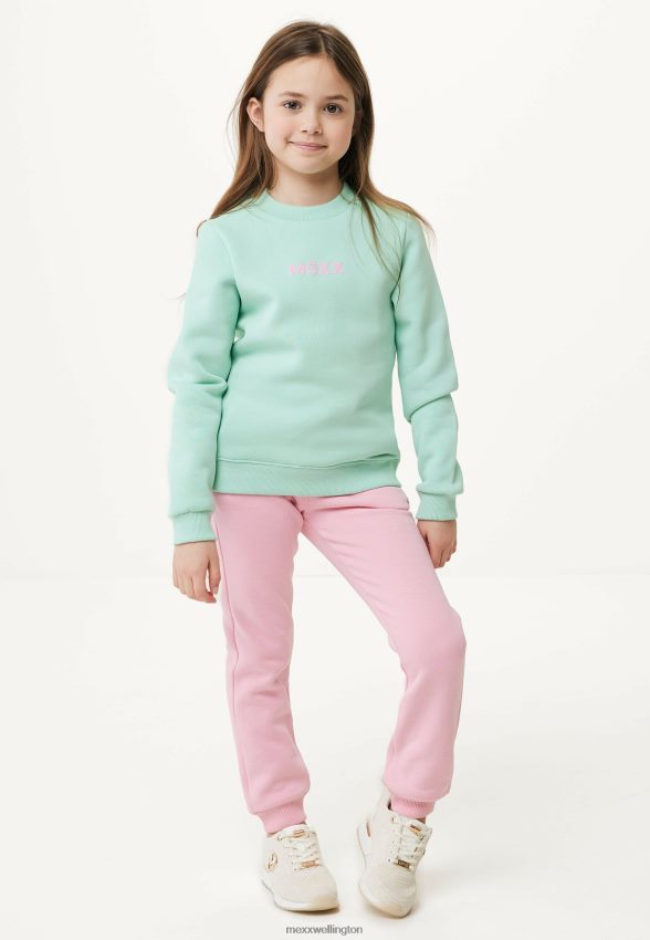 Girls Mexx Green Crew Neck Sweater Light 2B480T773