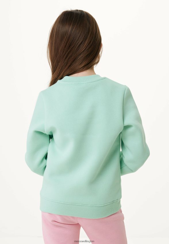 Girls Mexx Green Crew Neck Sweater Light 2B480T773