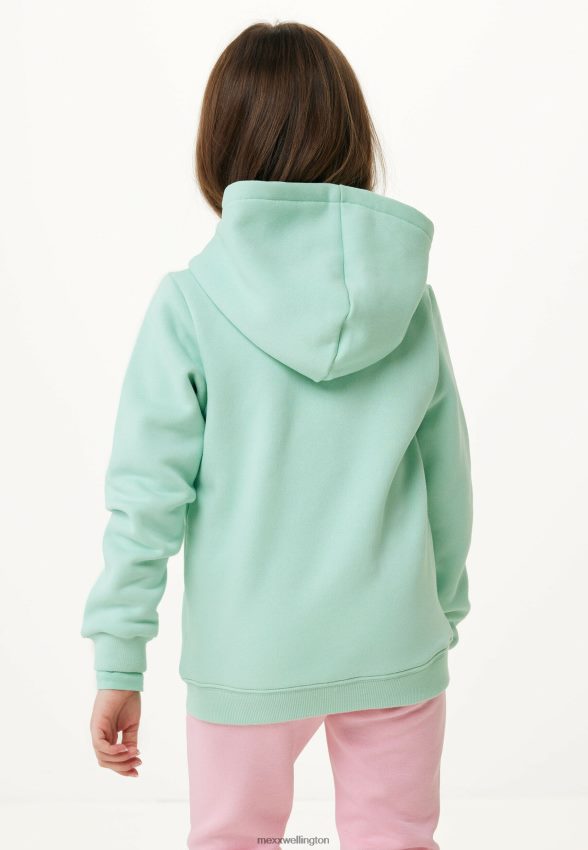 Girls Mexx Green Zip Through Hoodie Light 2B480T768