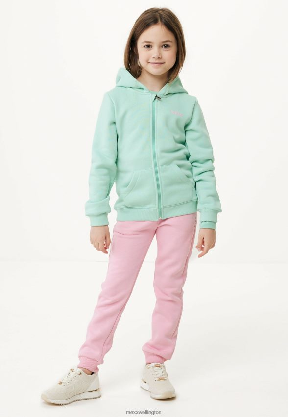 Girls Mexx Green Zip Through Hoodie Light 2B480T768