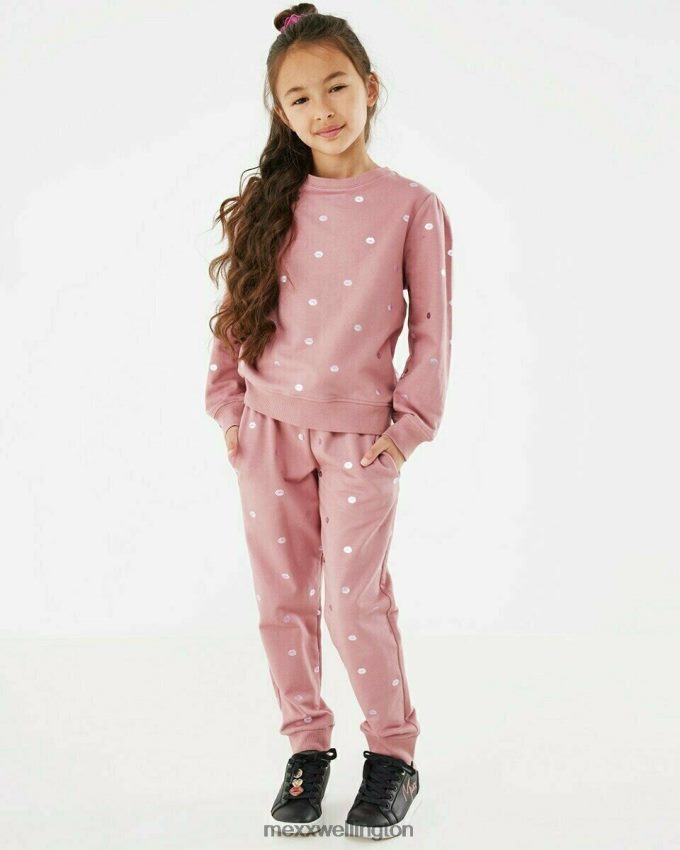 Girls Mexx Pink Sweatshirt crewneck Old 2B480T873