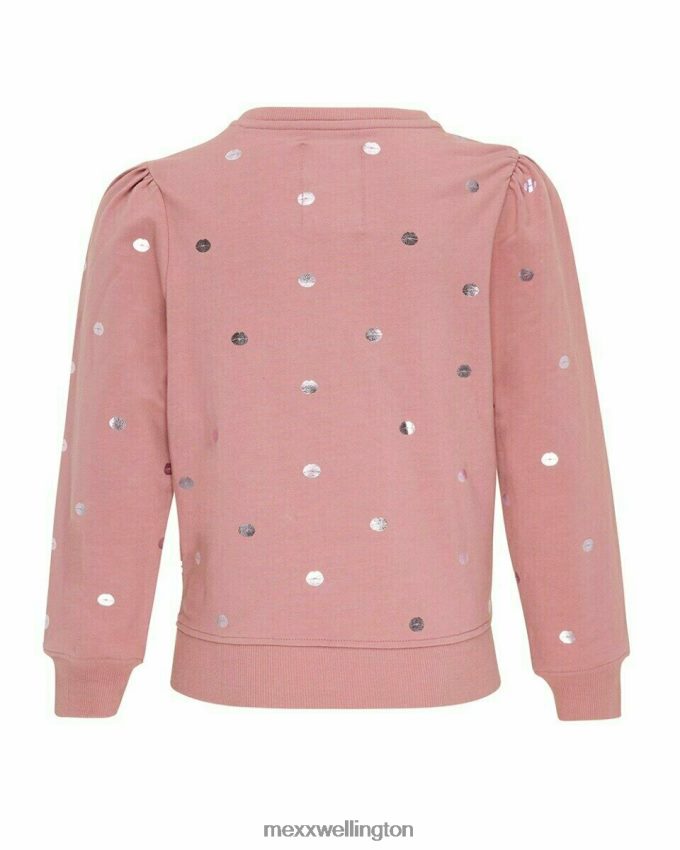 Girls Mexx Pink Sweatshirt crewneck Old 2B480T873