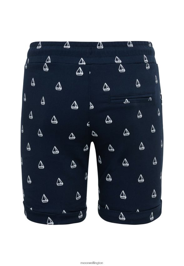 Boys Mexx Blue Chino Shorts With Roll Up Cuff Navy 2B480T882