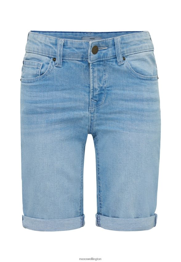 Boys Mexx Blue Short Regular Waist Straight Leg Jeans Short Sky 2B480T890