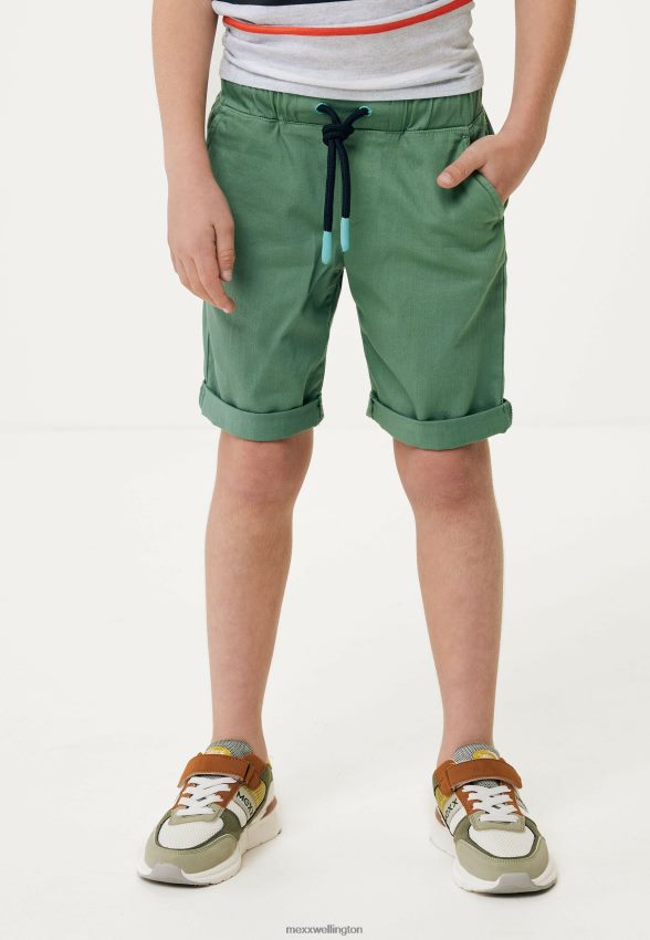 Boys Mexx Green Roll Up Shorts Vintage 2B480T892