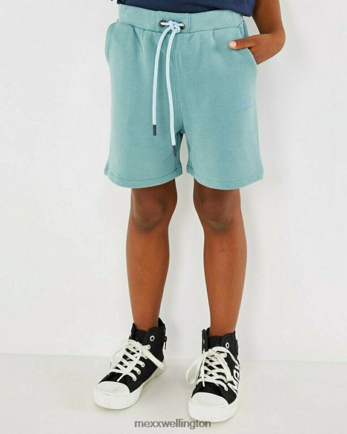 Boys Mexx Green Short joggers dark mint 2B480T918