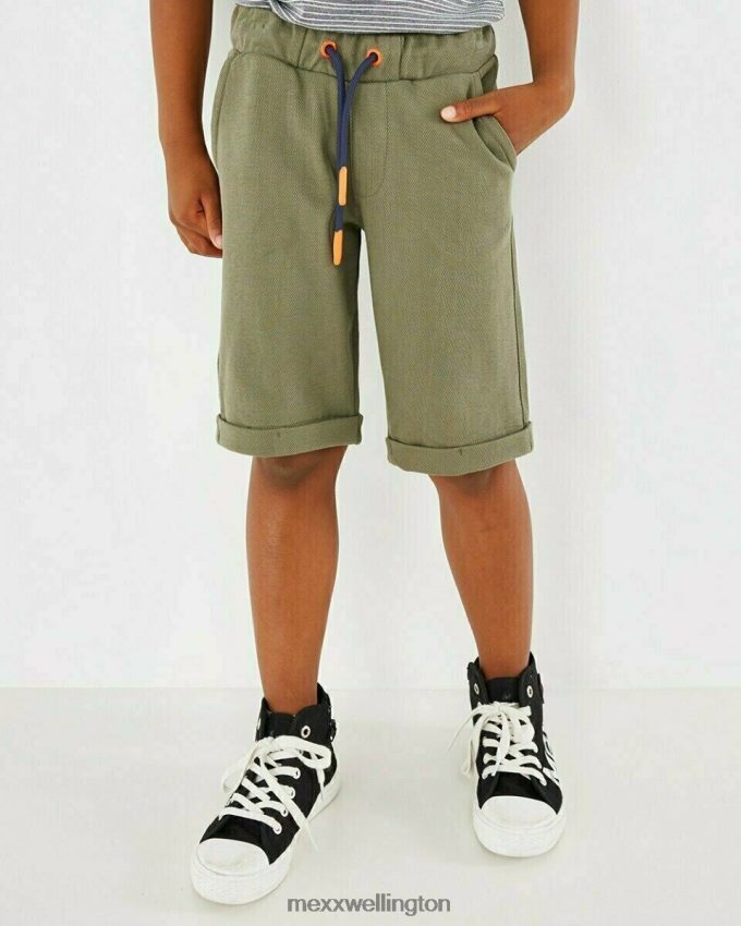 Boys Mexx Green Structure short Army 2B480T971